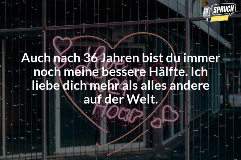 36 Jahre Ehe Die besten Sprüche zum Hochzeitstag
