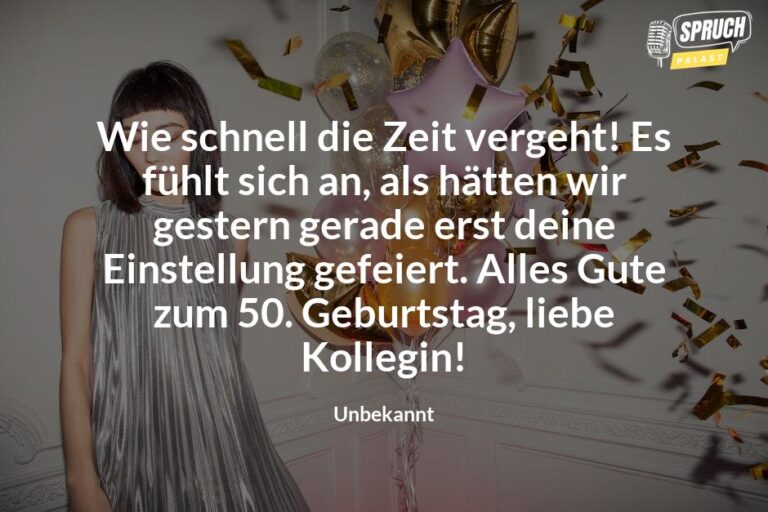 50 Jahre voller Inspiration Die besten Sprüche zum Geburtstag für
