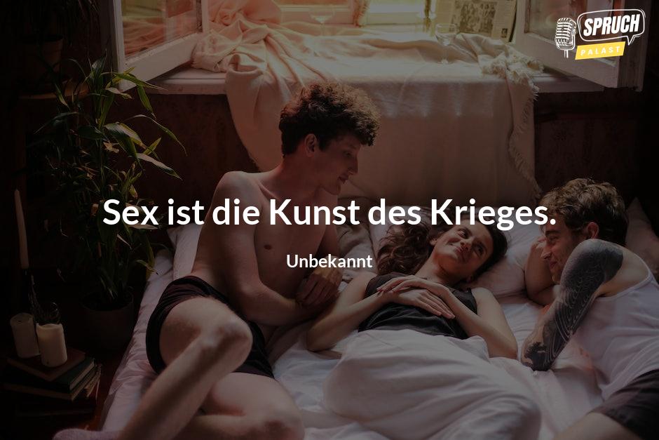 Bild mit dem SpruchSex ist die Kunst des Krieges.